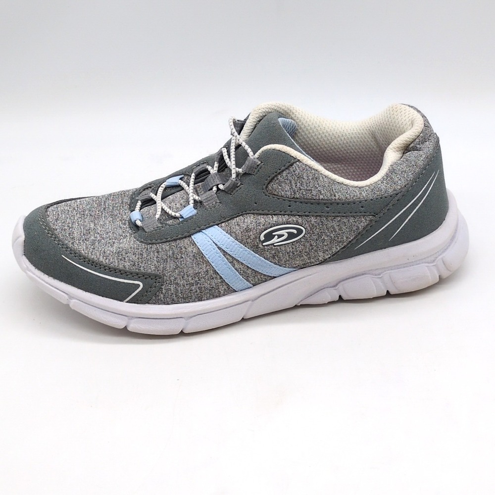 Dr. Scholl's Shoes Womens Gray 6 Slip On Sneakers Gel Cushion Walking Bungee